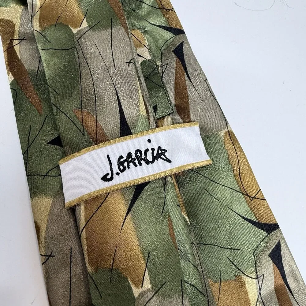 Vintage J Garcia Wired Crossroads Limited Edition 100% Silk Neck Tie